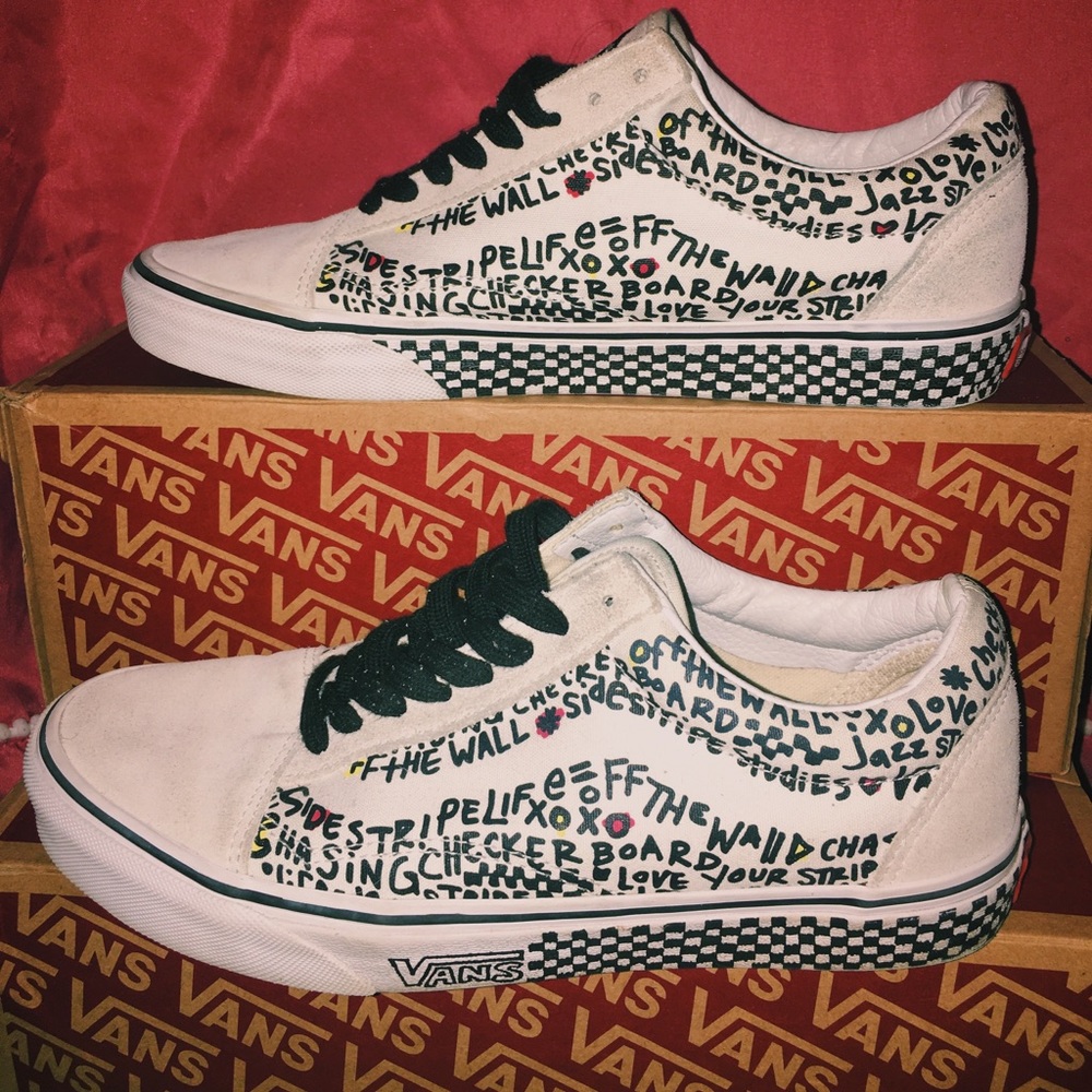 Vans Old Skool DIY print